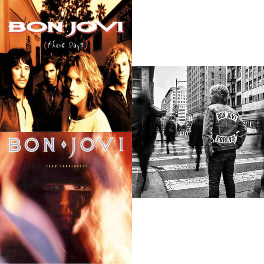 This is a 3 LP Vinyl SKU bundle.
1.This LP Vinyl is brand new.Format: LP VinylThis item's title is: ForeverArtist: Bon JoviBarcode: 602465377019Release Date: 6/7/2024
2.This LP Vinyl is brand new.
