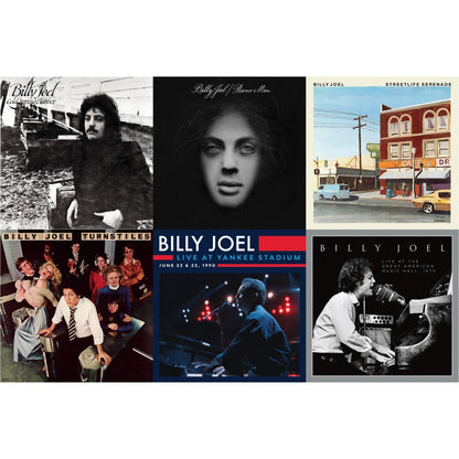 Cold Spring Harbor & Piano Man & Streetlife Serenade & Turnstiles & Live At Yankee Stadium (3LP) & Live At The Great American Music Hall – 1975 (2LP)