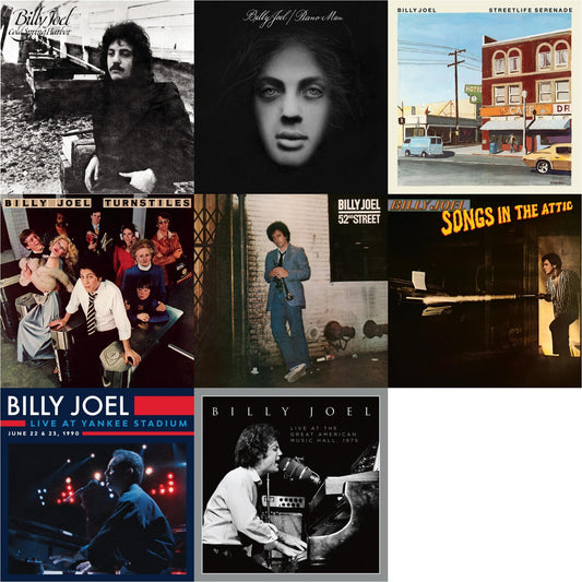 This is a 8 LP Vinyl SKU bundle.
1.This LP Vinyl is brand new.Format: LP VinylMusic Style: Pop RockThis item's title is: Cold Spring HarborArtist: Billy JoelLabel: ColumbiaBarcode: 190759391617Release Date: 4/5/2024
2.This LP Vinyl is brand new.