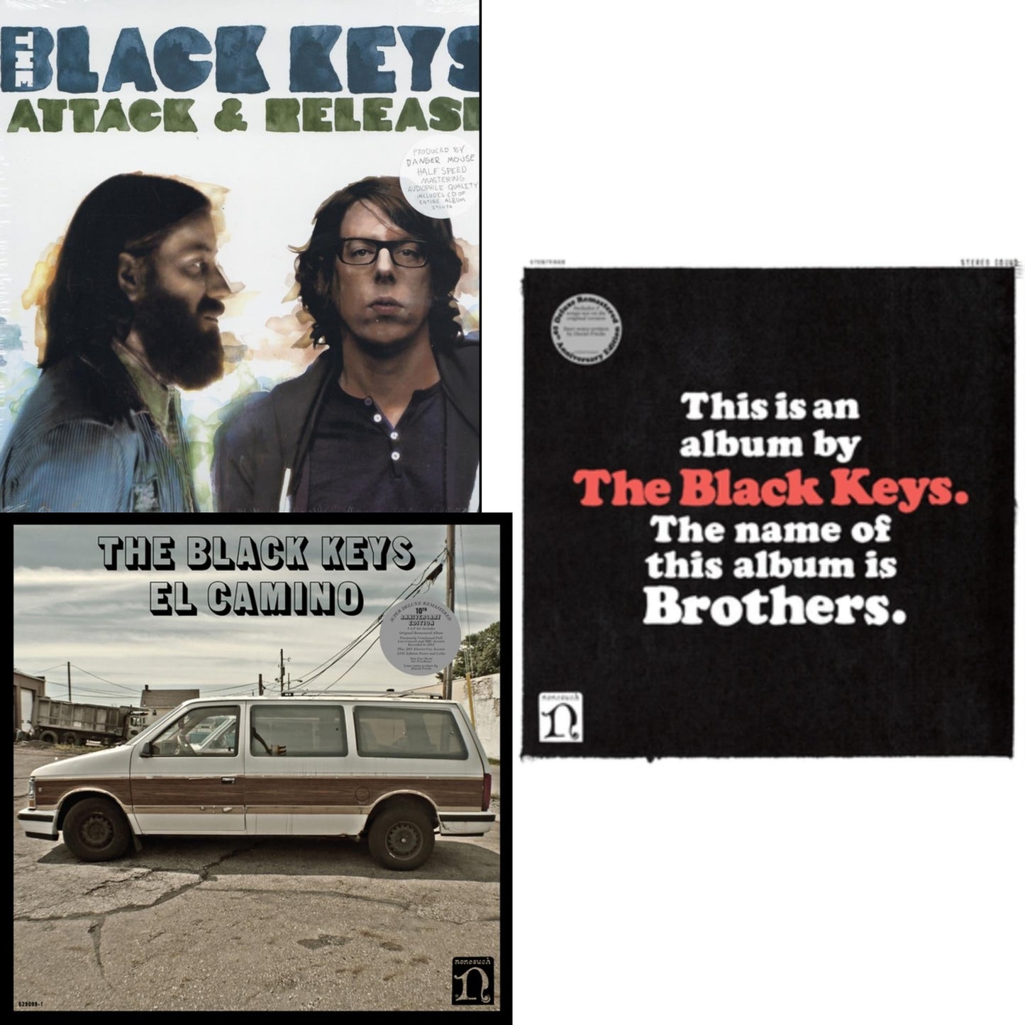 El Camino (10Th Anniversary Deluxe Edition/3LP) & Brothers (Deluxe Remastered Anniversary Edition) & Attack & Release