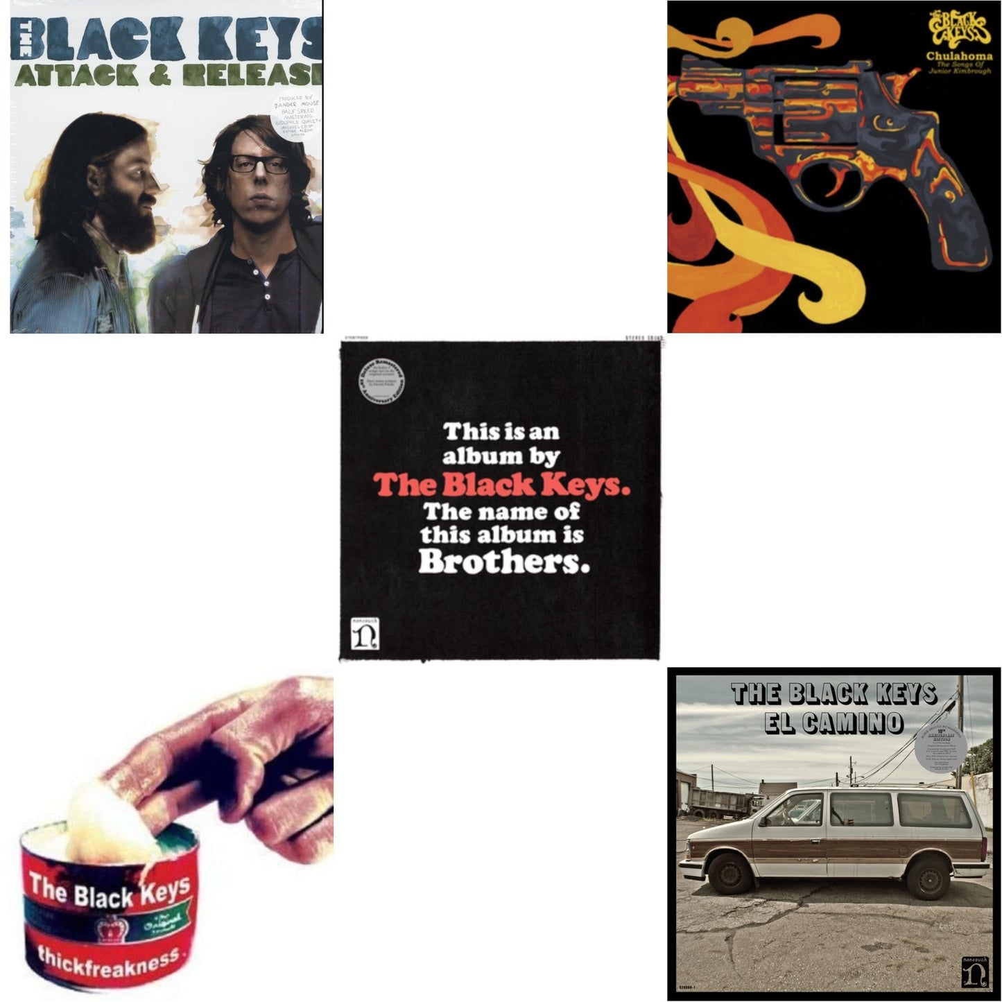 Thickfreakness & El Camino (10Th Anniversary Deluxe Edition/3LP) & Brothers (Deluxe Remastered Anniversary Edition) & Attack & Release & Chulahoma