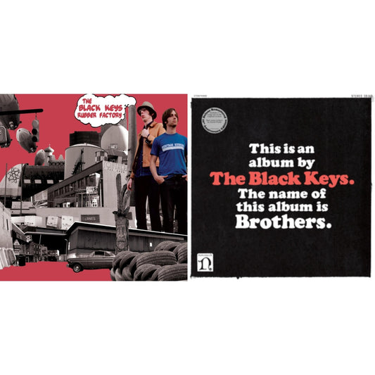 Black Keys - Rubber Factory & Brothers (Deluxe Remastered Anniversary Edition) - LP Vinyl Bundle