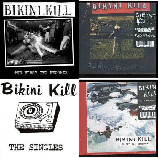 This is a 4 CD SKU bundle.
1.This CD is brand new.Format: CDMusic Style: PunkThis item's title is: First Two RecordsArtist: Bikini KillLabel: BIKINI KILL RECORDSBarcode: 851647004087Release Date: 6/23/2015
2.This CD is brand new.