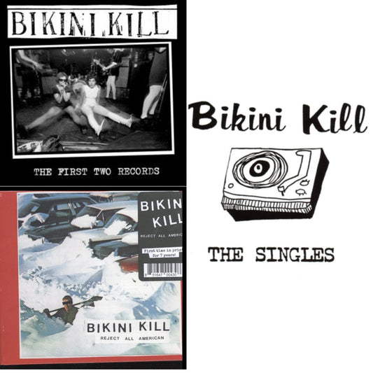 This is a 3 CD SKU bundle.
1.This CD is brand new.Format: CDMusic Style: PunkThis item's title is: First Two RecordsArtist: Bikini KillLabel: BIKINI KILL RECORDSBarcode: 851647004087Release Date: 6/23/2015
2.This CD is brand new.