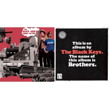 This is a 2 LP Vinyl SKU bundle.
1.This LP Vinyl is brand new.Format: LP VinylMusic Style: Blues RockThis item's title is: Rubber FactoryArtist: Black KeysLabel: FAT POSSUMBarcode: 045778037919Release Date: 3/31/2006
2.This LP Vinyl is brand new.