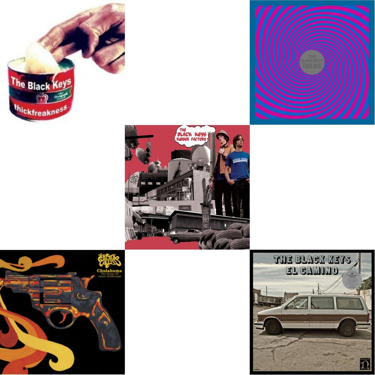 Thickfreakness & Rubber Factory & El Camino (10Th Anniversary Deluxe Edition/3LP) & Turn Blue & Chulahoma