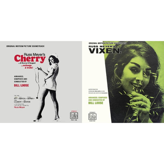 Bill Loose - Russ Meyer’S Vixen Ost (Purple LP Vinyl) & Russ Meyer’S Cherry…& Harry & Raquel Ost (White With Black Swirl LP Vinyl)