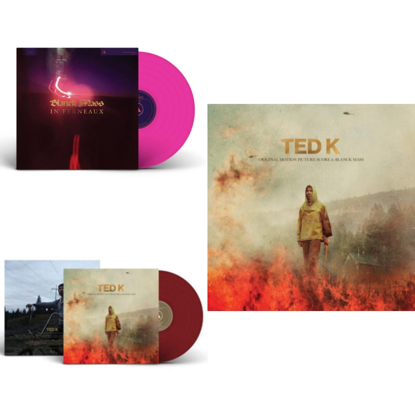 This is a 3 LP Vinyl SKU bundle.
1.This LP Vinyl is brand new.Format: LP VinylMusic Style: ExperimentalThis item's title is: In Ferneaux (Magenta LP Vinyl) (I)Artist: Blanck MassLabel: SACRED BONES RECORDSBarcode: 843563134481Release Date: 2/26/2021
2.This LP Vinyl is brand new.