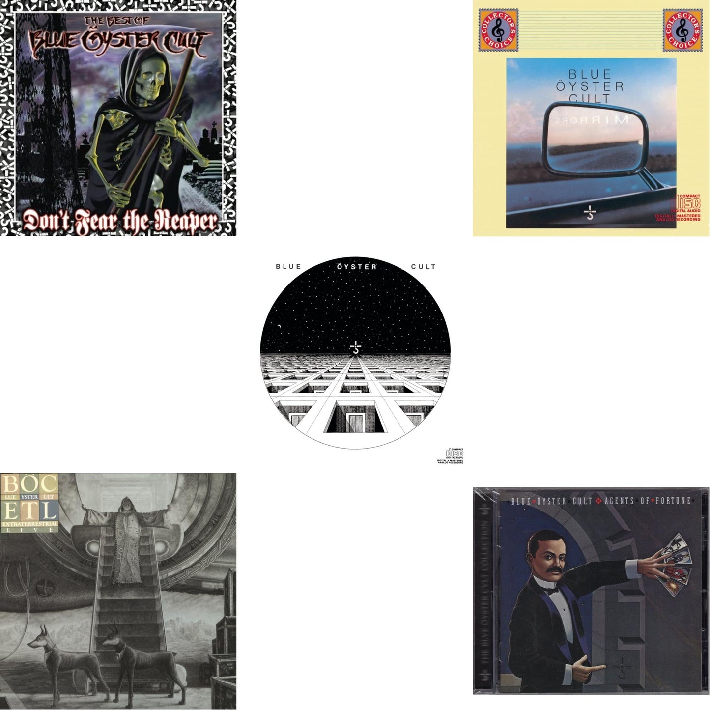 Don't Fear The Reaper: Best Of Blue Oyster Cult & Extraterrestrial Live & Blue Oyster Cult & Mirrors & Agents Of Fortune