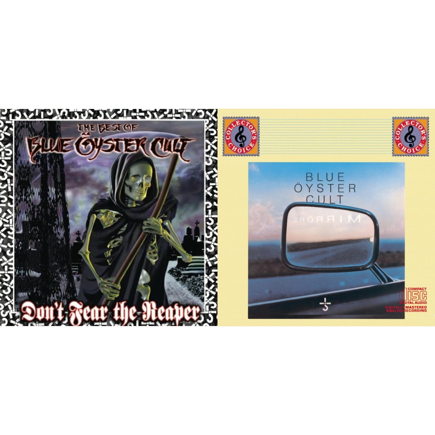 This is a 2 CD SKU bundle.
1.This CD is brand new.Format: CDThis item's title is: Don't Fear The Reaper: Best Of Blue Oyster CultArtist: Blue Oyster CultLabel: LEGACYBarcode: 074646591826Release Date: 2/8/2000
2.This CD is brand new.