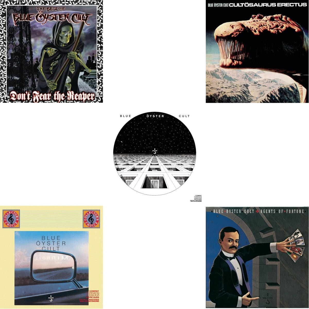 Don't Fear The Reaper: Best Of Blue Oyster Cult & Blue Oyster Cult & Cultosaurus Erectus & Mirrors & Agents Of Fortune