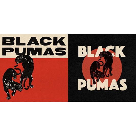 Black Pumas - Black Pumas (Cream LP Vinyl) & Black Pumas (Deluxe/Gold & Red/Black Marble Vinyl/2LP)