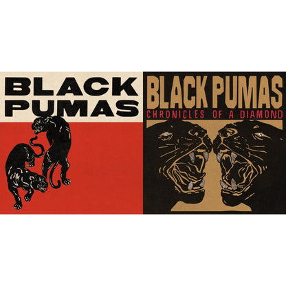 Black Pumas (Deluxe/Gold & Red/Black Marble Vinyl/2LP) & Chronicles Of A Diamond (Clear LP Vinyl)