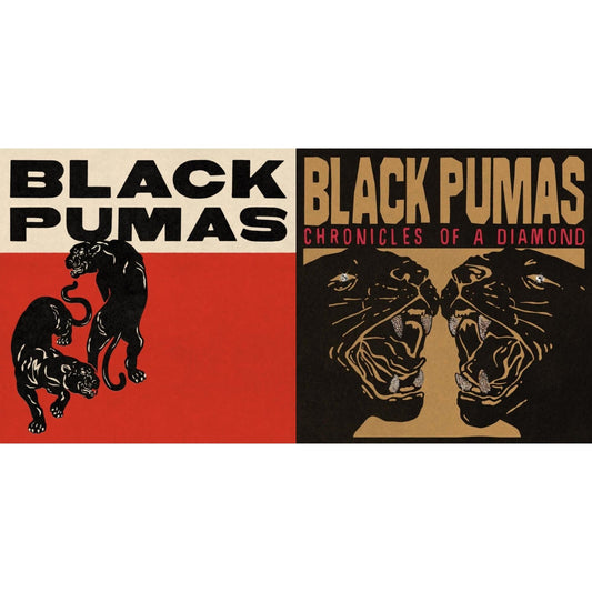 Black Pumas (Deluxe/Gold & Red/Black Marble Vinyl/2LP) & Chronicles Of A Diamond (Clear LP Vinyl)