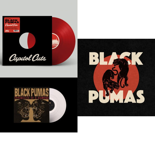 This is a 3 LP Vinyl SKU bundle.
1.This LP Vinyl is brand new.Format: LP VinylMusic Style: PsychedelicThis item's title is: Chronicles Of A Diamond (Clear LP Vinyl)Artist: Black PumasLabel: [PIAS]Barcode: 5400863146160Release Date: 10/27/2023
2.This LP Vinyl is brand new.