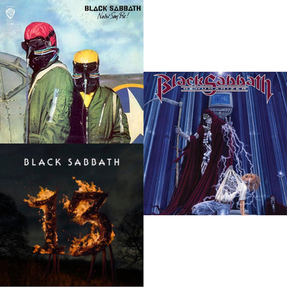 Never Say Die! (180G/Limited/Gray LP Vinyl) & 13 & Dehumanizer (Deluxe Edition/2LP) (Rocktober)