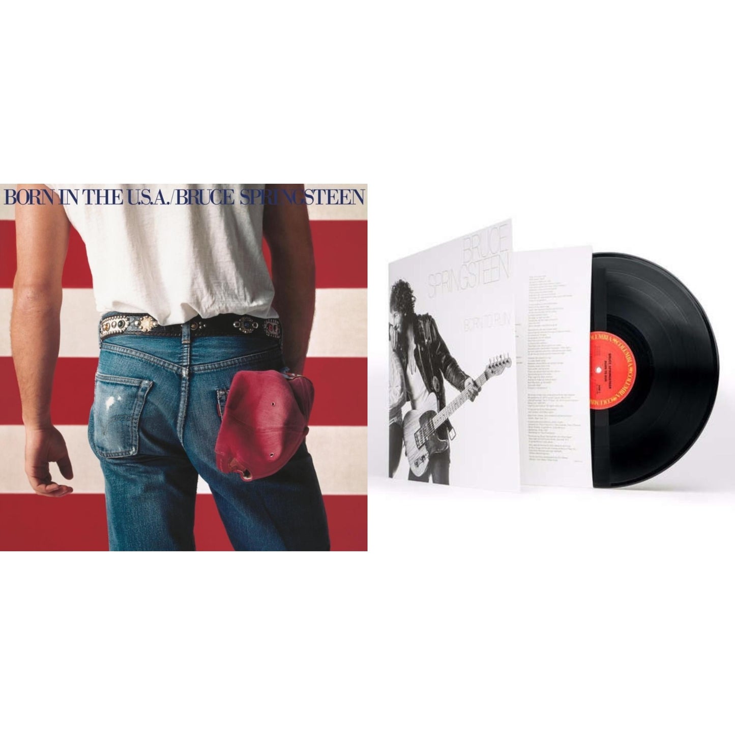 This is a 2 LP Vinyl SKU bundle.
1.This LP Vinyl is brand new.Format: LP VinylThis item's title is: Born In The U.S.A. (180G)Artist: Bruce SpringsteenLabel: LEGACY/ COLUMBIABarcode: 888750142818Release Date: 6/16/2015
2.This LP Vinyl is brand new.