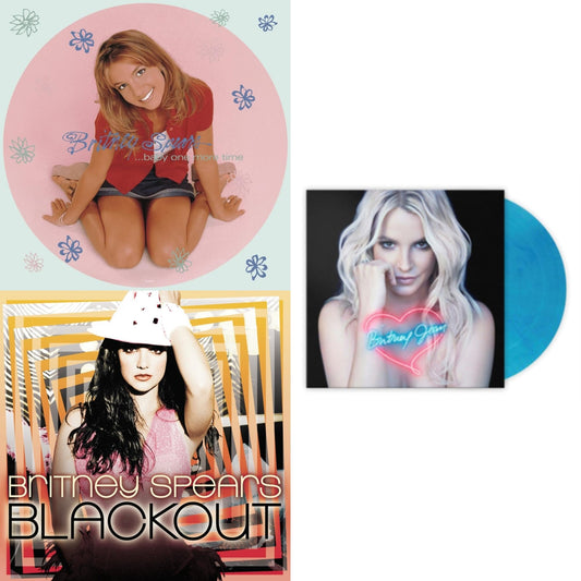 This is a 3 LP Vinyl SKU bundle.
1.This LP Vinyl is brand new.Format: LP VinylMusic Style: Dance-popThis item's title is: Baby One More Time (Picture Disc/140G/Dl Code)Artist: Britney SpearsLabel: LEGACYBarcode: 190758862613Release Date: 11/23/2018
2.This LP Vinyl is brand new.