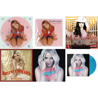 This is a 6 LP Vinyl SKU bundle.
1.This LP Vinyl is brand new.Format: LP VinylMusic Style: Dance-popThis item's title is: Baby One More Time (Picture Disc/140G/Dl Code)Artist: Britney SpearsLabel: LEGACYBarcode: 190758862613Release Date: 11/23/2018
2.This LP Vinyl is brand new.