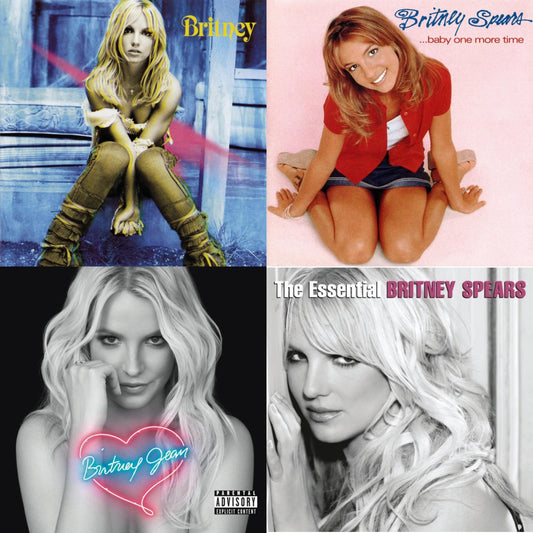 Britney & Baby One More Time & Britney Jean & Essential Britney Spears