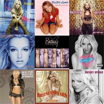 Britney & Baby One More Time & Oops I Did It Again & In The Zone & Singles Collection & Britney Jean & Greatest Hits: My Prerogative & Circus & Essential Britney Spears