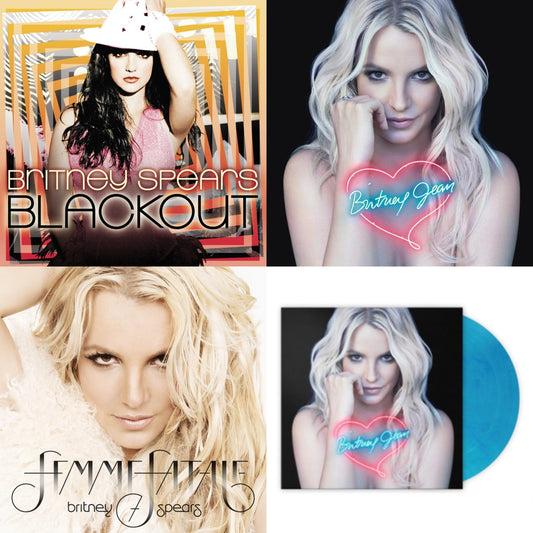 Blackout & Britney Jean & Femme Fatale & Britney Jean (Blue Marbled LP Vinyl/Import)