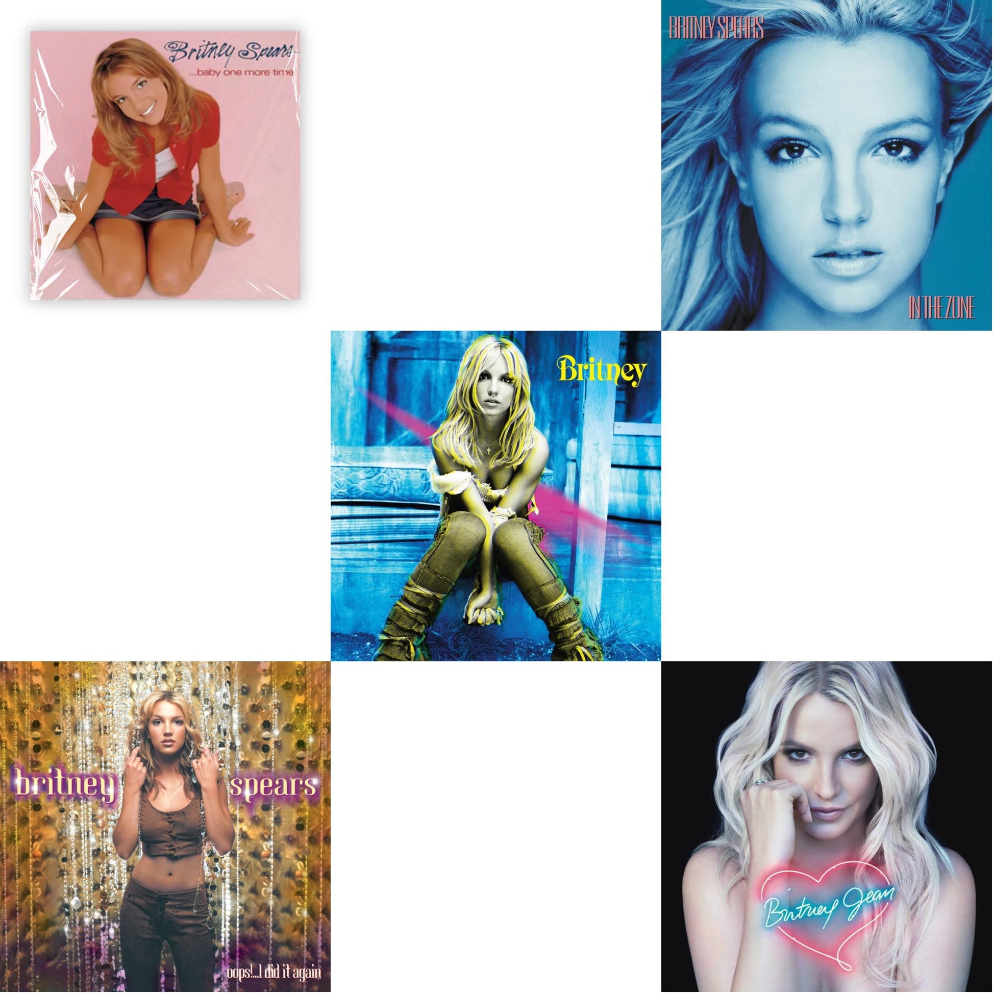 This is a 5 LP Vinyl SKU bundle.
1.This LP Vinyl is brand new.Format: LP VinylMusic Style: BalladThis item's title is: Baby One More TimeArtist: Britney SpearsLabel: LEGACYBarcode: 196587738419Release Date: 3/31/2023
2.This LP Vinyl is brand new.