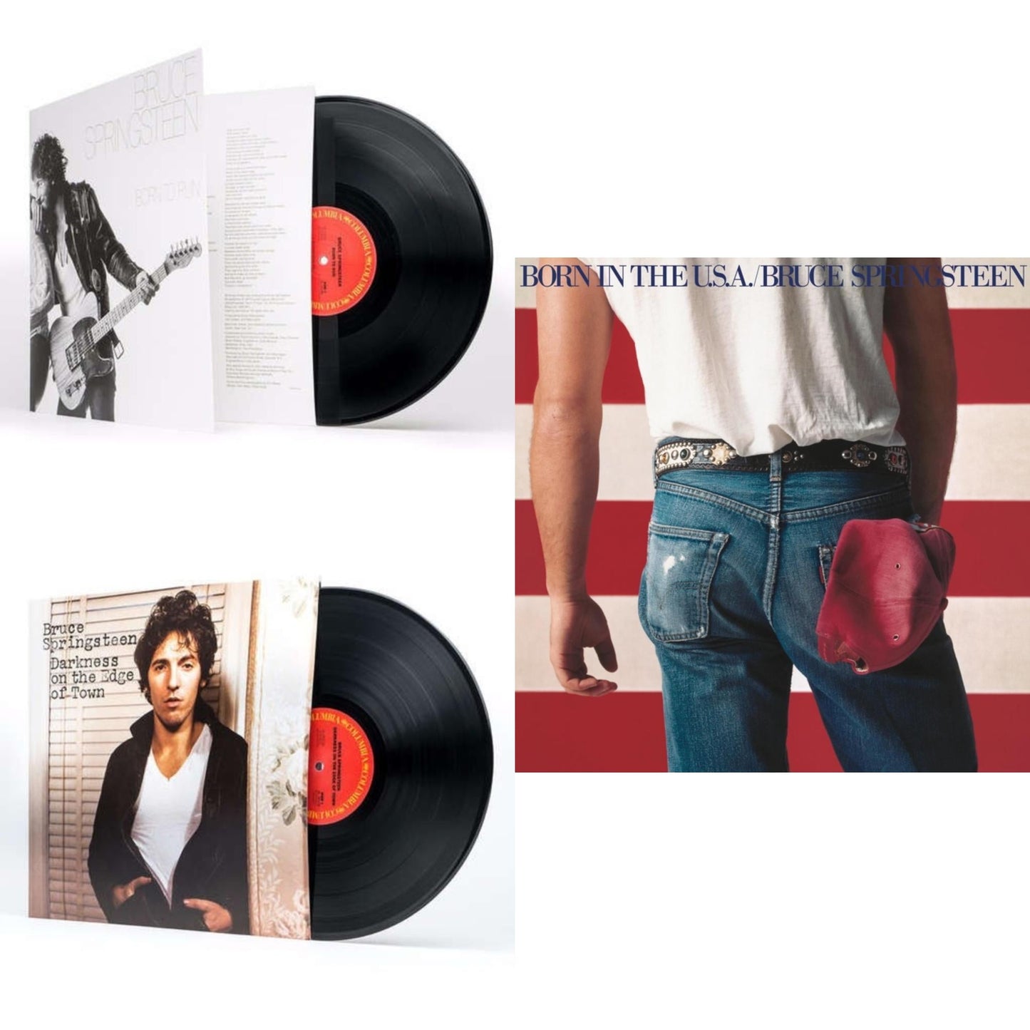 Born To Run (180G/Gatefold) & Darkness On The Edge Of Town (180G) & Born In The U.S.A. (180G)