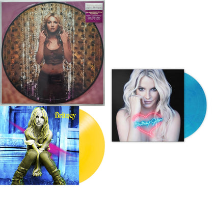 Oops!... I Did It Again (20Th Anniversary Edition Picture LP Vinyl) & Britney (Yellow LP Vinyl/Import) & Britney Jean (Blue Marbled LP Vinyl/Import)
