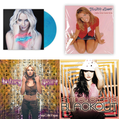 This is a 4 LP Vinyl SKU bundle.
1.This LP Vinyl is brand new.Format: LP VinylMusic Style: BalladThis item's title is: Baby One More TimeArtist: Britney SpearsLabel: LEGACYBarcode: 196587738419Release Date: 3/31/2023
2.This LP Vinyl is brand new.