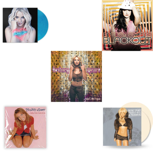 Baby One More Time & Oops!... I Did It Again & Blackout & Britney Jean (Blue Marbled LP Vinyl/Import) & Greatest Hits: My Prerogative (2LP/Cream Vinyl/Import)