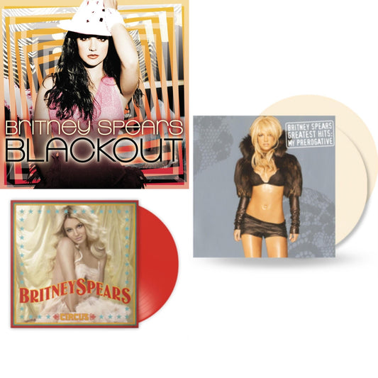 This is a 3 LP Vinyl SKU bundle.
1.This LP Vinyl is brand new.Format: LP VinylMusic Style: Dance-popThis item's title is: BlackoutArtist: Britney SpearsLabel: LEGACYBarcode: 196587738716Release Date: 3/31/2023
2.This LP Vinyl is brand new.
