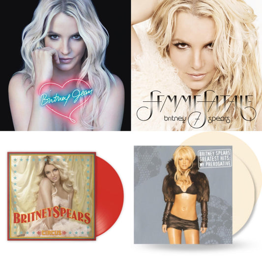 Britney Jean & Femme Fatale & Circus (Red LP Vinyl/Import) & Greatest Hits: My Prerogative (2LP/Cream Vinyl/Import)