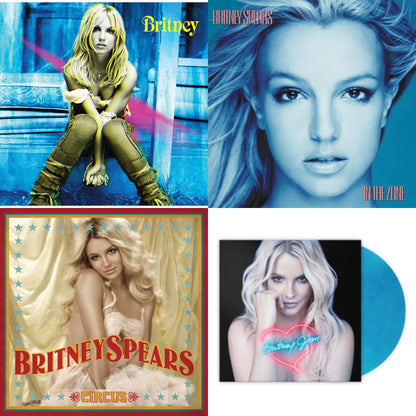 Britney & In The Zone & Circus & Britney Jean (Blue Marbled LP Vinyl/Import)