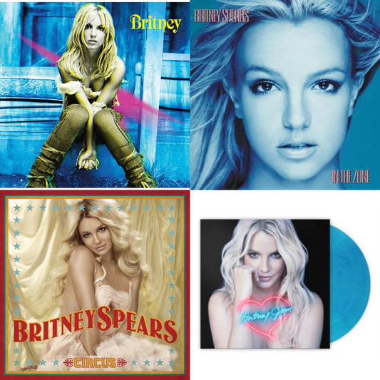 Britney & In The Zone & Circus & Britney Jean (Blue Marbled LP Vinyl/Import)