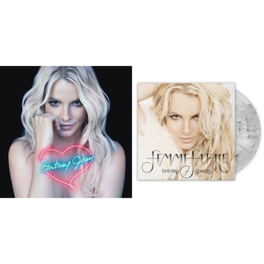 Britney Jean & Femme Fatale (Light Grey Marbled LP Vinyl/Import)