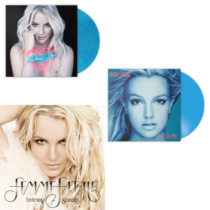 This is a 3 LP Vinyl SKU bundle.
1.This LP Vinyl is brand new.Format: LP VinylMusic Style: EuropopThis item's title is: Britney Jean (Blue Marbled LP Vinyl/Import)Artist: Britney SpearsLabel: SONY MUSIC CMGBarcode: 196587791810Release Date: 5/26/2023
2.This LP Vinyl is brand new.