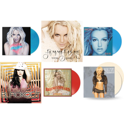 This is a 6 LP Vinyl SKU bundle.
1.This LP Vinyl is brand new.Format: LP VinylMusic Style: Dance-popThis item's title is: BlackoutArtist: Britney SpearsLabel: LEGACYBarcode: 196587738716Release Date: 3/31/2023
2.This LP Vinyl is brand new.