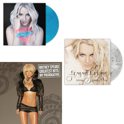 Greatest Hits : My Prerogative (2LP) & Britney Jean (Blue Marbled LP Vinyl/Import) & Femme Fatale (Light Grey Marbled LP Vinyl/Import)