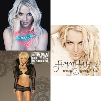 This is a 3 LP Vinyl SKU bundle.
1.This LP Vinyl is brand new.Format: LP VinylMusic Style: EuropopThis item's title is: Britney JeanArtist: Britney SpearsLabel: LEGACYBarcode: 196587739010Release Date: 3/31/2023
2.This LP Vinyl is brand new.