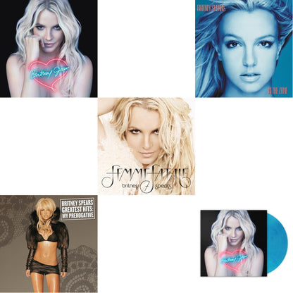 In The Zone & Britney Jean & Femme Fatale & Greatest Hits : My Prerogative (2LP) & Britney Jean (Blue Marbled LP Vinyl/Import)