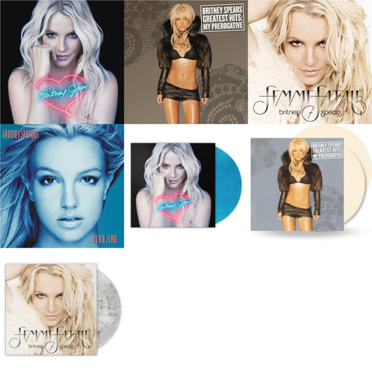 This is a 7 LP Vinyl SKU bundle.
1.This LP Vinyl is brand new.Format: LP VinylMusic Style: EuropopThis item's title is: Britney JeanArtist: Britney SpearsLabel: LEGACYBarcode: 196587739010Release Date: 3/31/2023
2.This LP Vinyl is brand new.