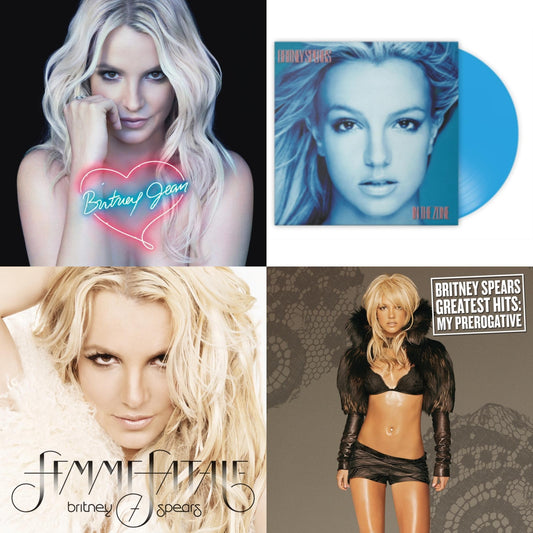 Britney Jean & Femme Fatale & Greatest Hits : My Prerogative (2LP) & In The Zone (Blue LP Vinyl/Import)