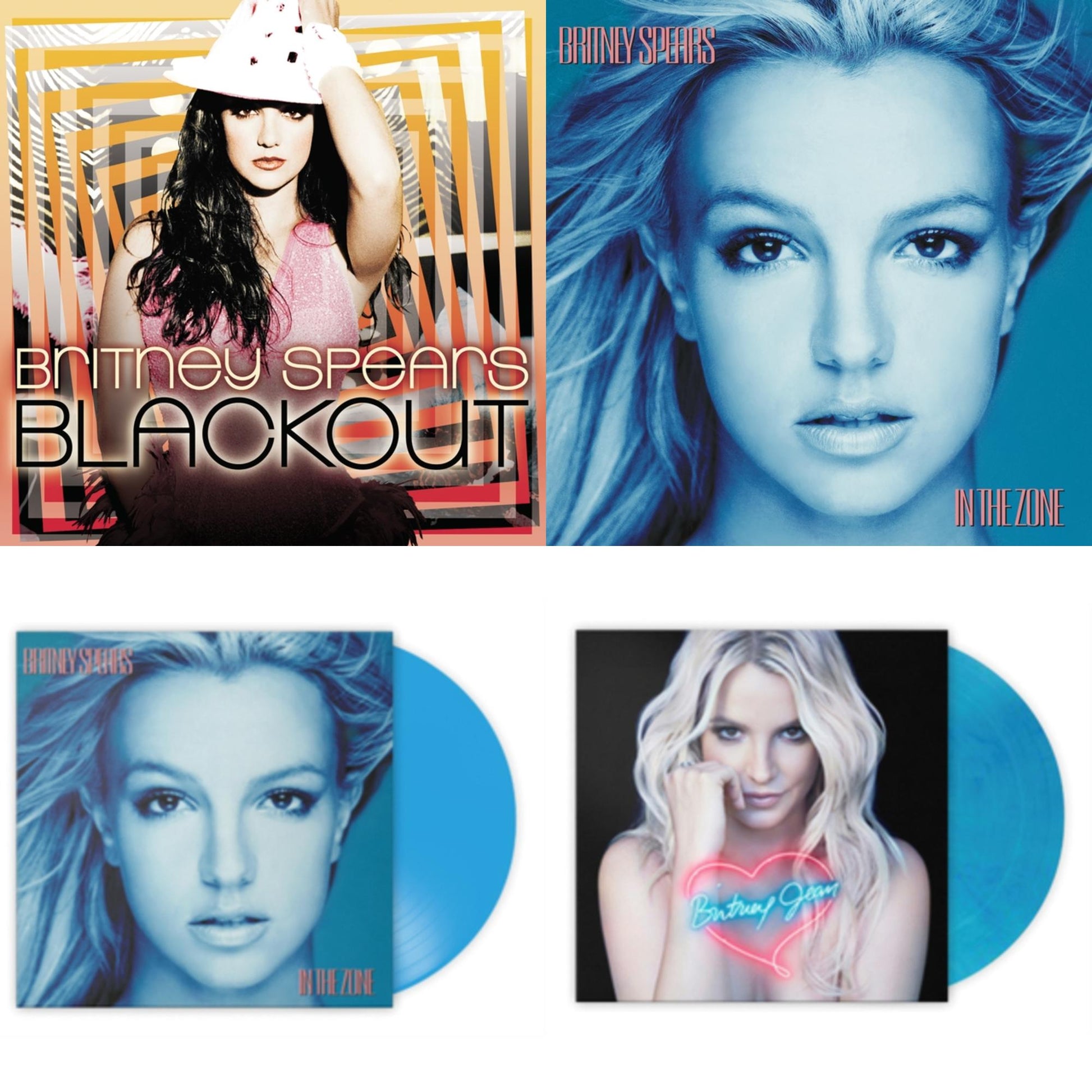 This is a 4 LP Vinyl SKU bundle.
1.This LP Vinyl is brand new.Format: LP VinylMusic Style: Dance-popThis item's title is: BlackoutArtist: Britney SpearsLabel: LEGACYBarcode: 196587738716Release Date: 3/31/2023
2.This LP Vinyl is brand new.