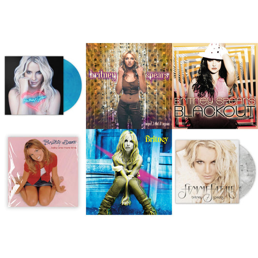This is a 6 LP Vinyl SKU bundle.
1.This LP Vinyl is brand new.Format: LP VinylMusic Style: BalladThis item's title is: Baby One More TimeArtist: Britney SpearsLabel: LEGACYBarcode: 196587738419Release Date: 3/31/2023
2.This LP Vinyl is brand new.
