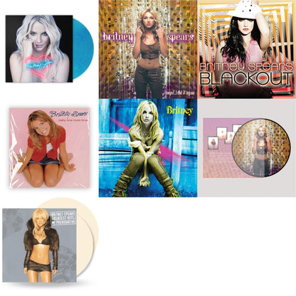 Oops!... I Did It Again (20Th Anniversary Edition Picture LP Vinyl) & Baby One More Time & Oops!... I Did It Again & Britney & Blackout & Britney Jean (Blue Marbled LP Vinyl/Import) & Greatest Hits: My Prerogative (2LP/Cream Vinyl/Import)