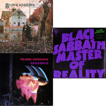 Black Sabbath (180G) & Master Of Reality (180G) & Paranoid