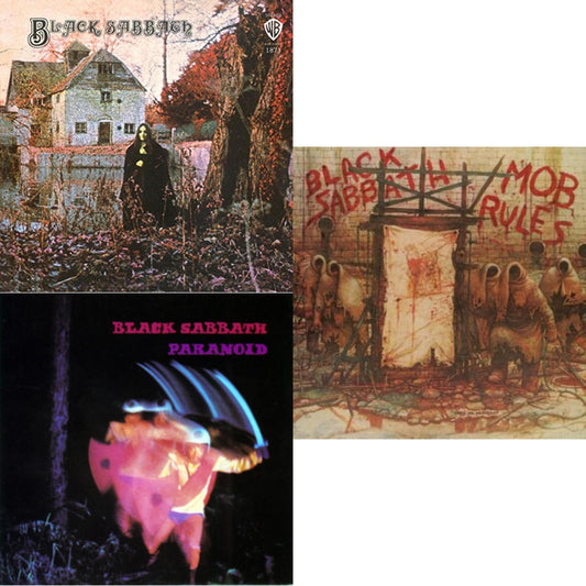 Black Sabbath (180G) & Paranoid & Mob Rules (Deluxe/2LP)
