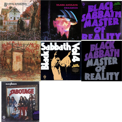 Sabotage (180G) & Vol. 4 (180G) & Black Sabbath (180G) & Master Of Reality (180G) & Paranoid & Master Of Reality & Mob Rules (Deluxe/2LP)