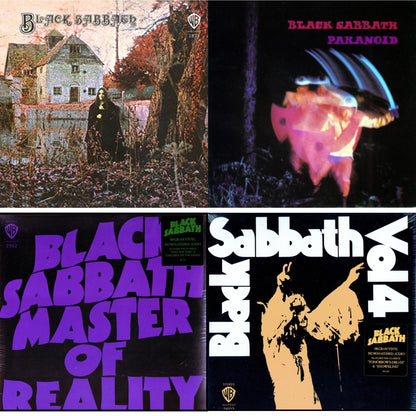 Vol. 4 (180G) & Black Sabbath (180G) & Master Of Reality (180G) & Paranoid